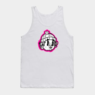 VINTAGE CARTOON HEAD STICKING TONGUE OUT Tank Top